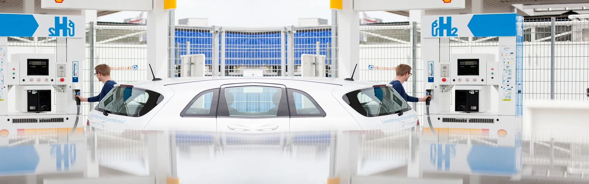 Mit dem Wasserstoff-Auto durch Deutschland.