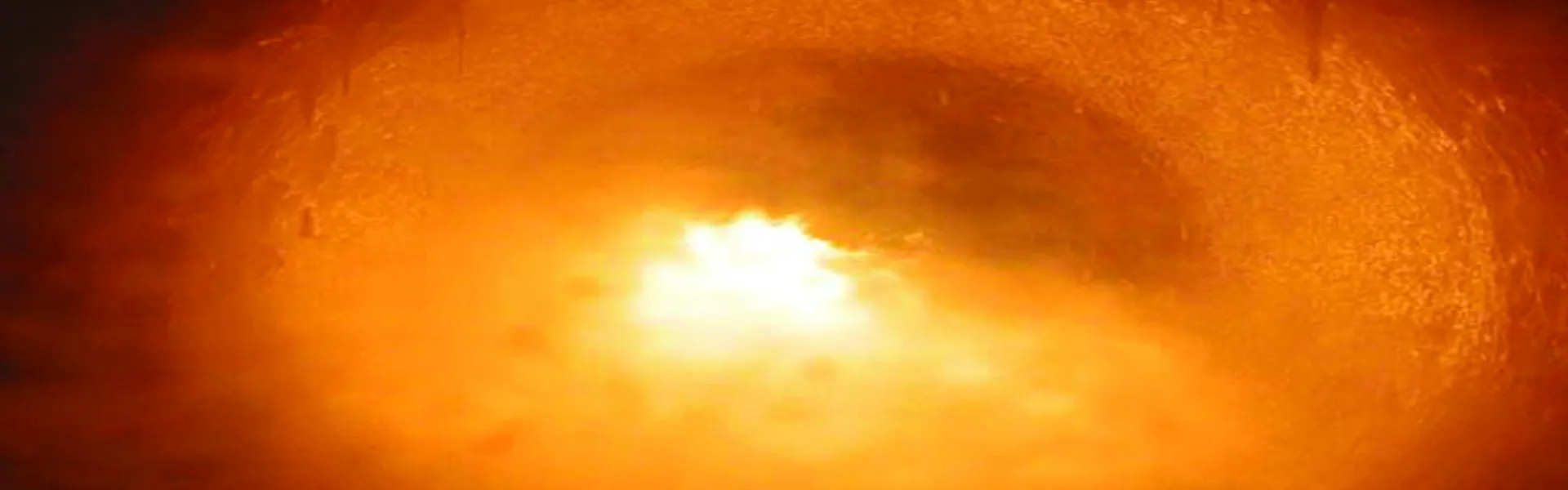 Verbrennung im Drehrohrofen mit O2