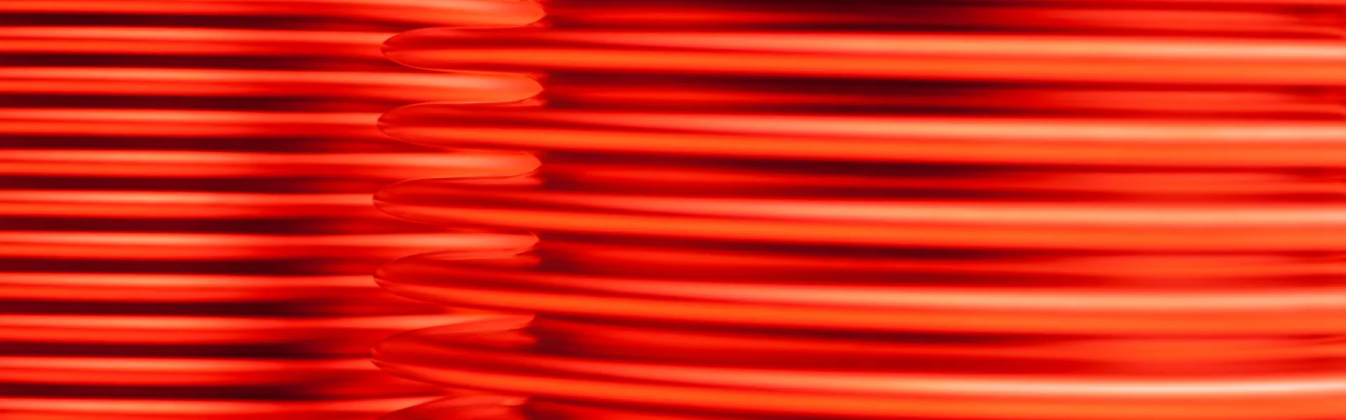 Glühende Metalldrähte