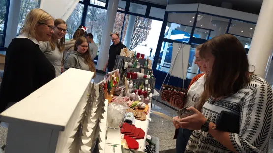 Weihnachtsbasar bei Air Liquide in Krefeld