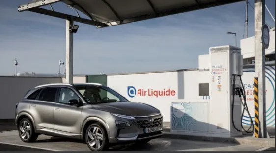 Wasserstoff Tankstelle für Autos