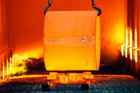 Glühendes Metall-Diffusionsglühen