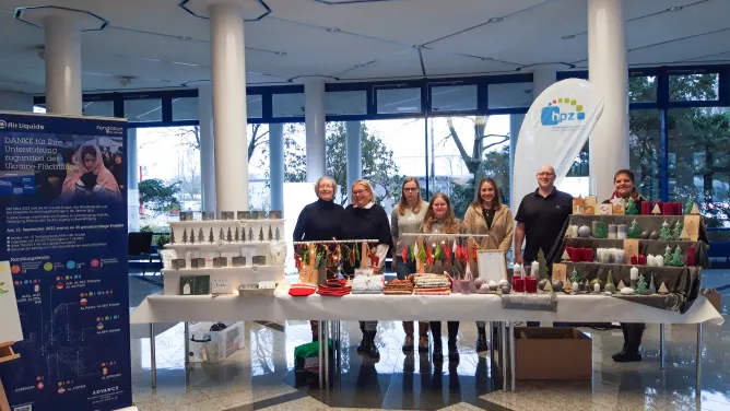 Weihnachtsbasar bei Air Liquide in Krefeld